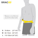 Bracoo BB31 Low Back Armor Wrap Airy Orth 3D Fixation Design (Advanced Back Brace) *patented