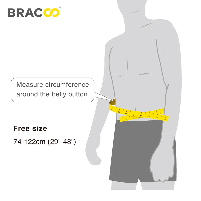 Bracoo BS33 Low Back Fulcrum Wrap Easyfit with Splint