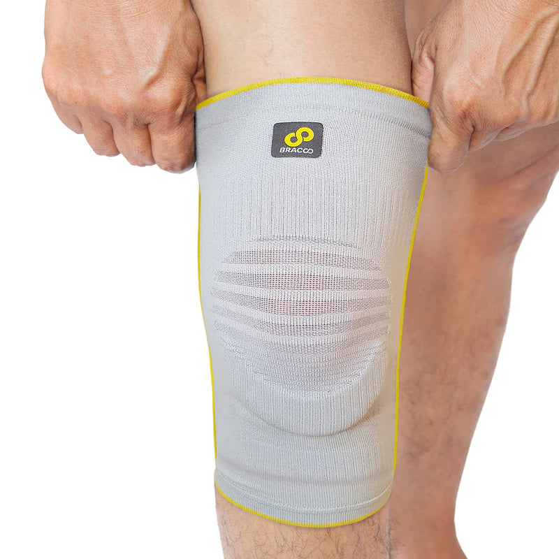 Bracoo KE60 Airy Knie Sleeve Ademend & Stabiliserend met Ergo-Kussenpad (*gepatenteerd)