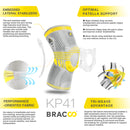 Bracoo KP41 Shielder Knie-Sleeve mit Ergo 3D Pad (*patentiert)