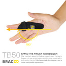 Bracoo TB50 Finger Armor Wrap 3D Ergo Fixation & Breathable (FlexiFit) *patented