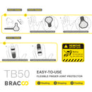 Bracoo TB50 Finger Armor Wrap 3D Ergo Fixation & Breathable (FlexiFit) *patented
