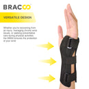 Bracoo WB50 Wrist Armor Wrap 3D Ergo Fixation & Breathable (FlexiFit) *patented