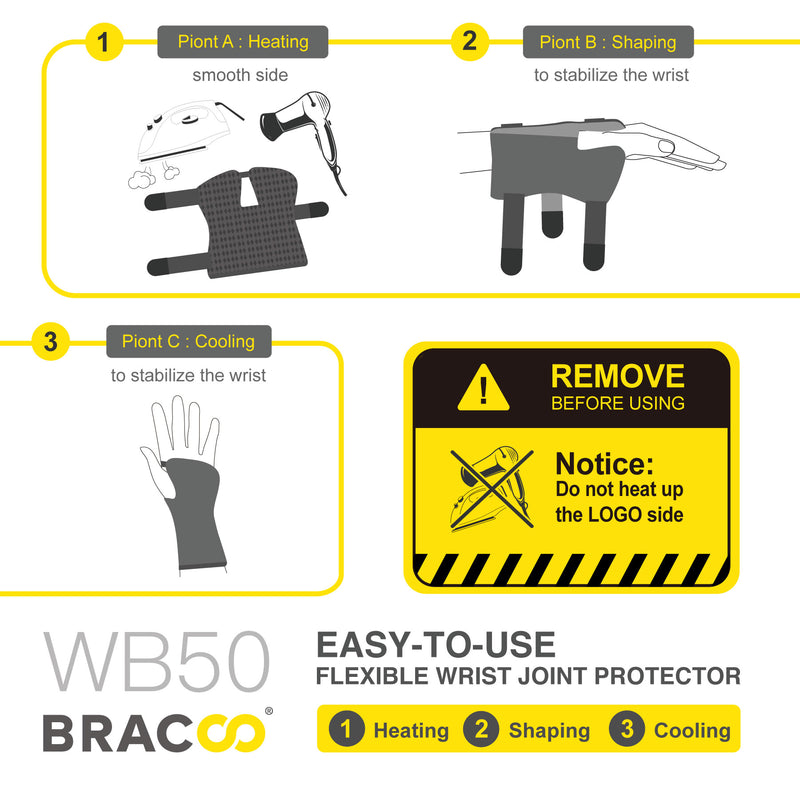 Bracoo WB50 Armor Handgelenkbandage mit 3D-Ergo-Fixierung (FlexiFit) *patentiert