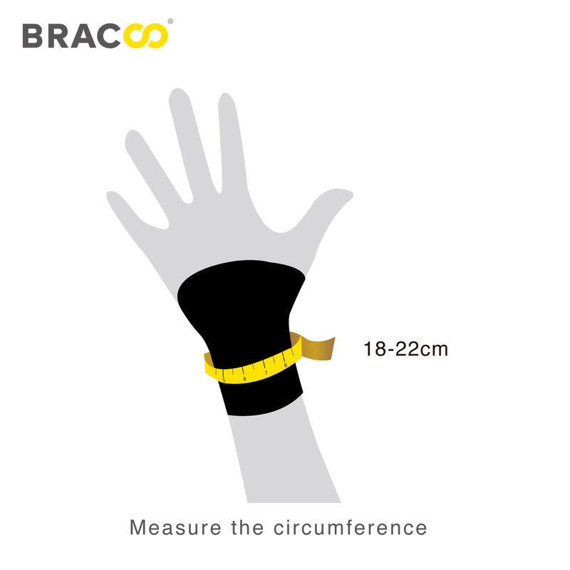 Bracoo WB51 Wrist Armor Wrap 3D Ergo Fixation & Breathable