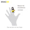 TB50 Finger Armor Wrap 3D Ergo Fixation & Breathable (FlexiFit) *patented