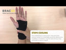 Bracoo WB50 Wrist Armor Wrap 3D Ergo Fixation & Breathable (FlexiFit) *patented