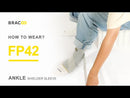 Bracoo FP42 Ankle Shielder Sleeve 3D Ergo Pad w/ Wrap (ModularPro) *patented
