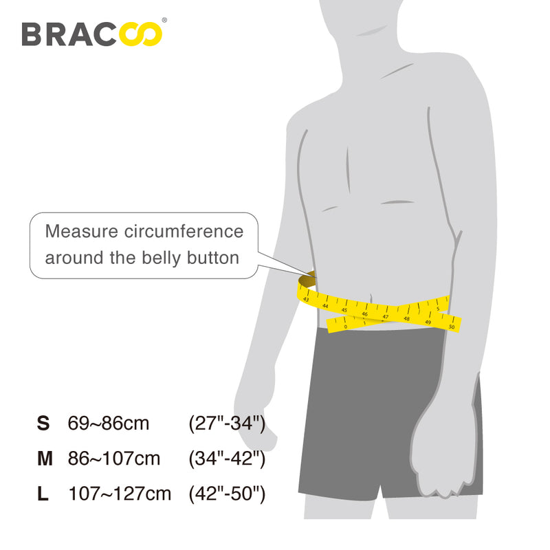 Bracoo BB30 Low Back Fulcrum Wrap Easyfit with Splint