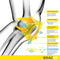 Bracoo KP41 Shielder Knie-Sleeve met Ergo 3D Pad (gepatenteerd)