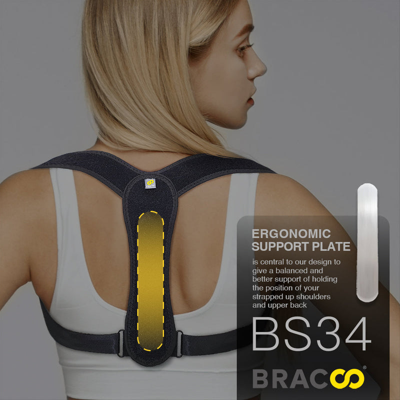 BS34 Upper Back Fulcrum Wrap Ergonomic Splint