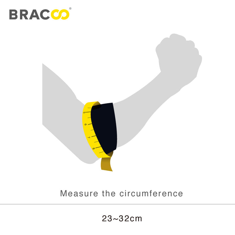 Bracoo Bracelet Anti Épicondylien EP41 avec coussinet Ergo EVA 3D
