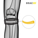 BRACOO KP40 Knee Patella Fulcrum Wrap Easyfit with Cushion Tube